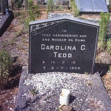 TEDD Carolina G. 18?-1958