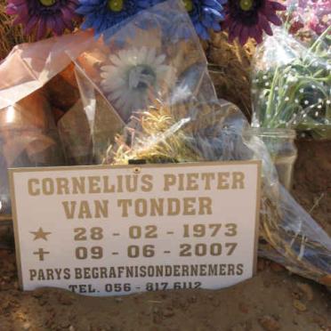 TONDER Cornelius Pieter, van 1973-2007