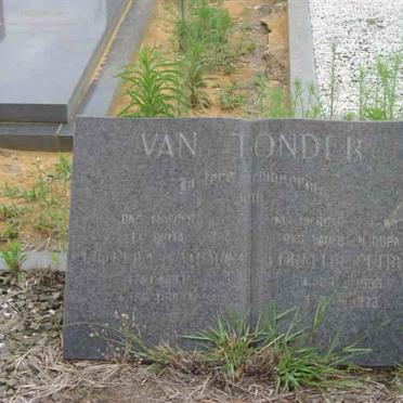 TONDER Cornelis Petrus, van 1898-1979 &amp; Gertruida Catharina ?