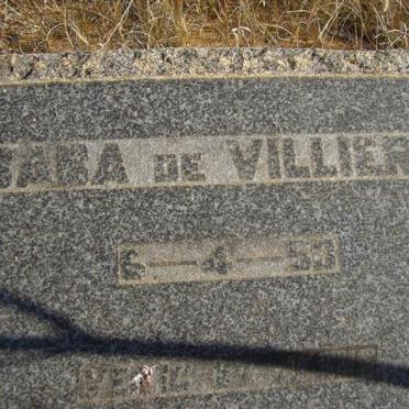 VILLIERS Baba, de 1953-1953