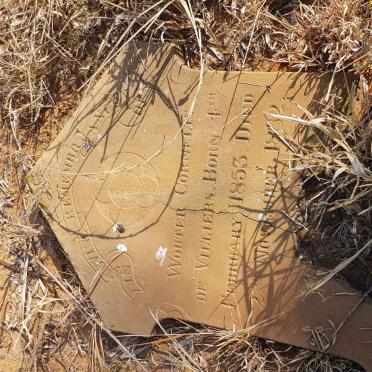 VILLIERS Wouter Cornelis, de 1853-1882