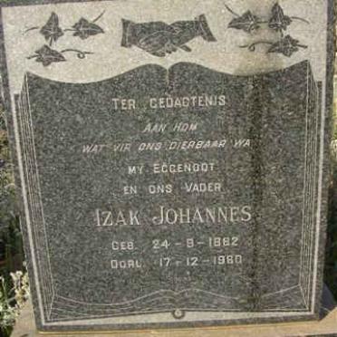 VILLIERS Izak Johannes, de 1882-1960