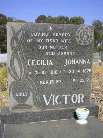 VICTOR Cecilia Johanna 1910-1975