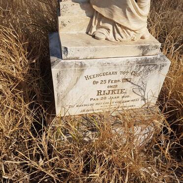 VILLIERS Rijkie, de -1913