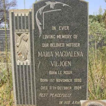 VILJOEN Maria Magdalena nee LE ROUX 1890-1964