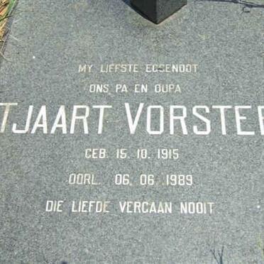 VORSTER Tjaart 1915-1989