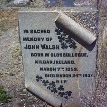 WALSH John 1859-1934