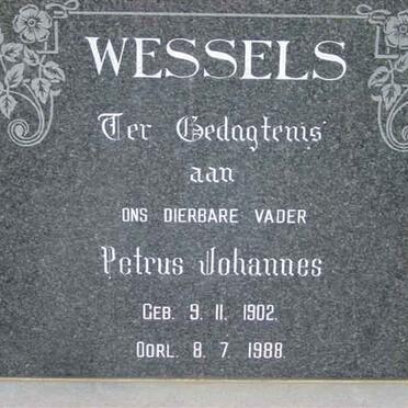 WESSELS Petrus Johannes 1902-1988