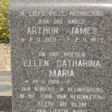WRIGHT Arthur James 1920-1979 &amp; Ellen Catharina Maria 1926-