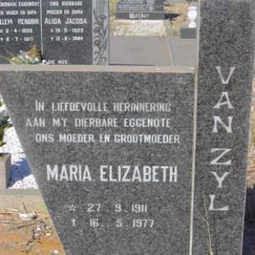 ZYL Maria Elizabeth, van 1911-1977