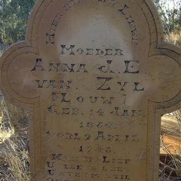 ZYL Anna J.E., van néé LOUW 1850-1943