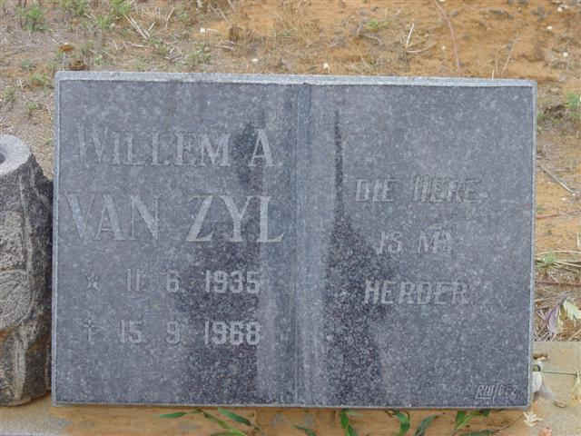 ZYL Willem A., van 1935-1968