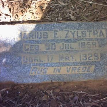 ZYLSTRA Marius E. 1859-1929