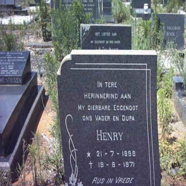 ? Henry 1898-1971