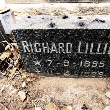 LILLIE Richard 1895-1988