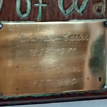 CARTER Thomas 1898-1971 & Alice 1897-1980