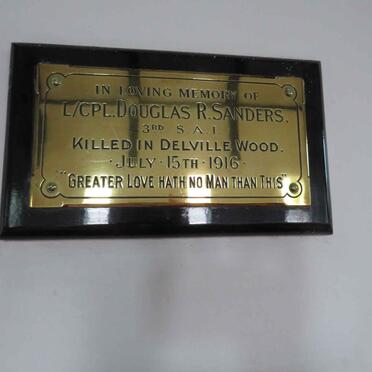 SANDERS Douglas R. -1916