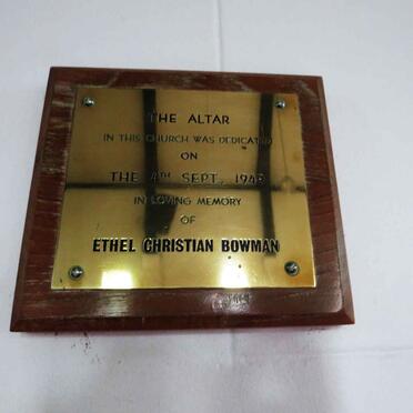 BOWMAN Ethel Christian