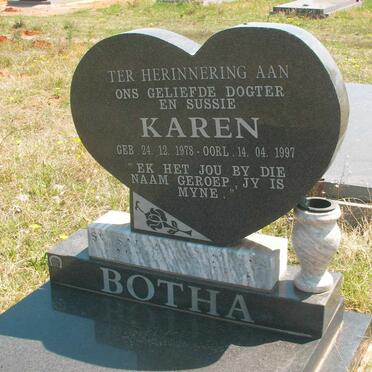 BOTHA Karen 1978-1997