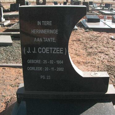 COETZEE J.J. 1904-2002