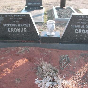 CRONJE Stefanus Ignatius 1917- &amp; Susan Alice 1925-1983