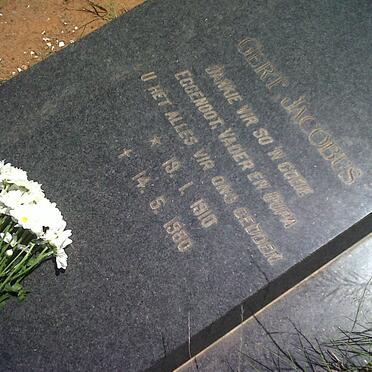 DEYSEL Gert Jacobus 1910-1980 &amp; Edith Emily 1914-1999