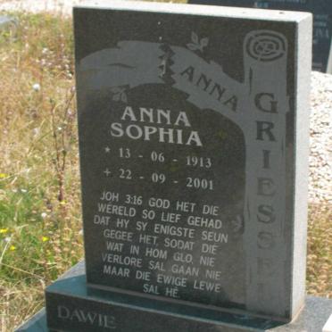 GRIESSEL Anna Sophia 1913-2001