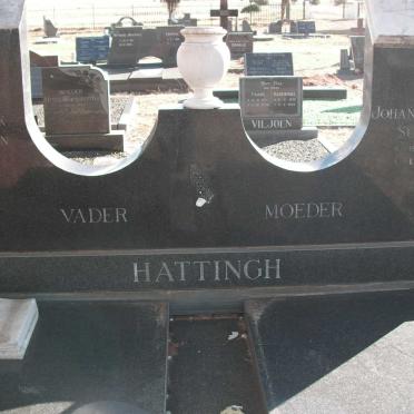 HATTINGH Frederick Sebastiaan 1926-1978 &amp; Johanna Maria Susanna 1928-1997