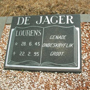 JAGER Lourens, de 1945-1995
