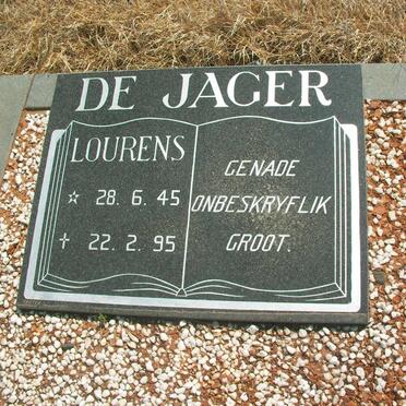 JAGER Lourens, de 1945-1995