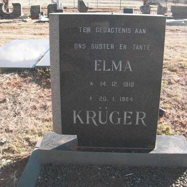 KRÜGER Elma 1918-1984