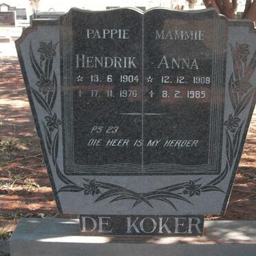 KOKER Hendrik, de 1904-1976 &amp; Anna 1908-1985