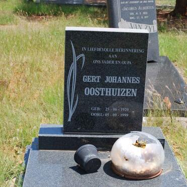 OOSTHUIZEN Gert Johannes 1920-1999