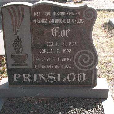 PRINSLOO Cor 1949-1982