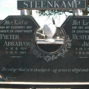STEENKAMP Pieter Abraham 1904-1984 &amp; Hester Jacoba 1911-1987