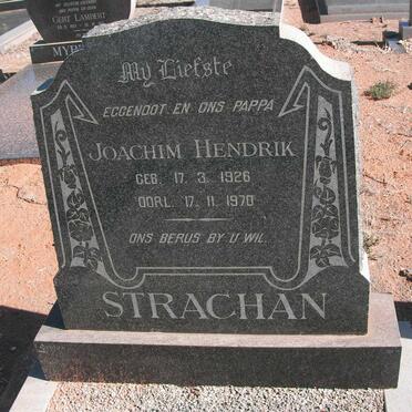 STRACHAN Joachim Hendrik 1926-1970