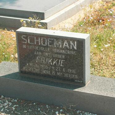SCHOEMAN Frikkie 1930-1996