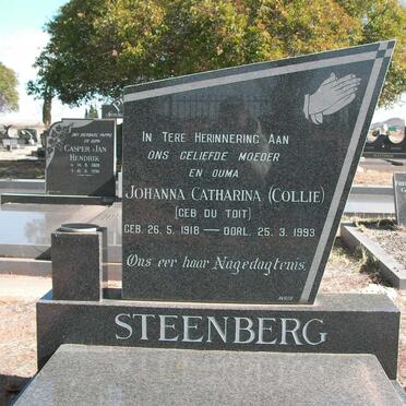 STEENBERG Johanna Catharina nee DU TOIT 1918-1993