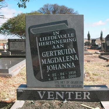 VENTER Gertruida Magdalena Johanna 1916-2000
