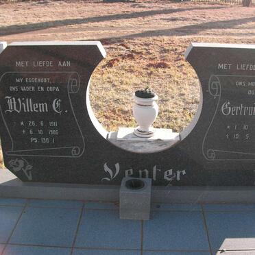 VENTER Willem C. 1911-1986 &amp; Gertruida W. 1909-1991
