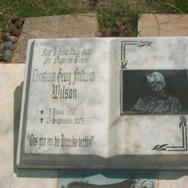 WILSON Christiaan Georg Frederick 1930-2005