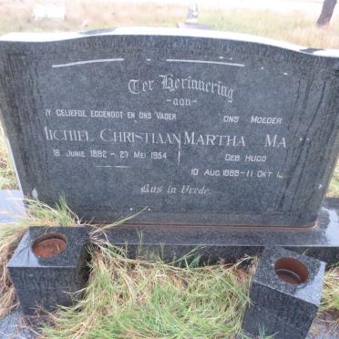 ? Michiel Christiaan 1882-1954 &amp; Martha Maria HUGO 1888-19??