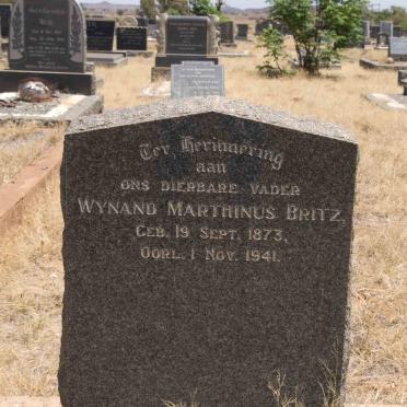 BRITZ Wynand Marthinus 1873-1941