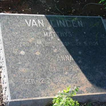 LINGEN Matthys, van 1838-1904 & Anna WEPENER, van 1843-1931 _1