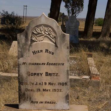 BRITZ Sophy 1909-1932