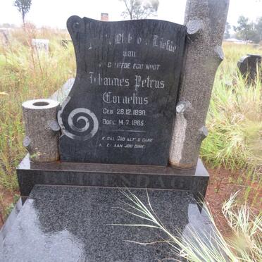 BUITENDAG Johannes Petrus Cornelius 1890-1965