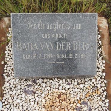 BERG, van der 1947-1947