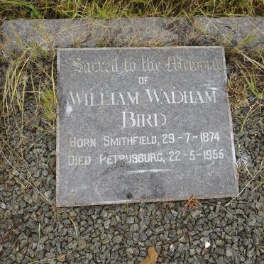 BIRD William Wadham 1874-1955