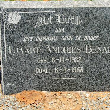 BENADE Tjaart Andries 1932-1955