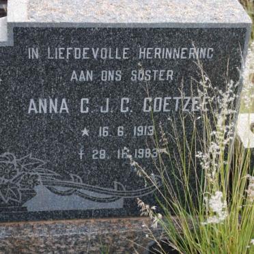 COETZEE Anna C.J.C. 1913-1983